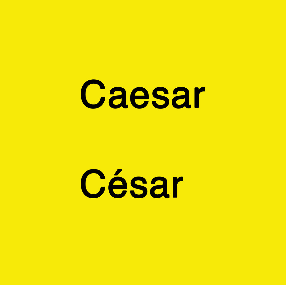  - Caesar César